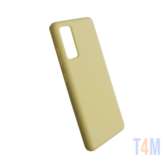 Capa de Silicone para Samsung Galaxy S20 FE Amarelo